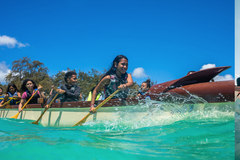 Create Listing: Na Mokulua Hoe Wa'a (Outrigger Paddle)